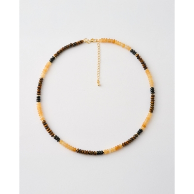 COLLAR CUENTAS BOHO OJO DE...