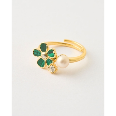 ANILLO ABIERTO FLOR...