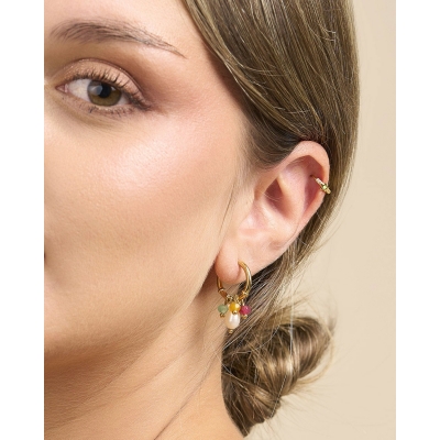 PENDIENTES ARO 12MM PERLAS... 2