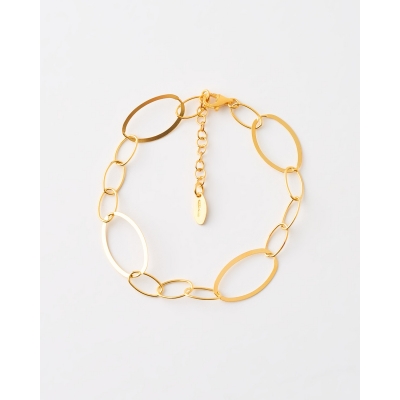 PULSERA ESLABONES PLANOS...