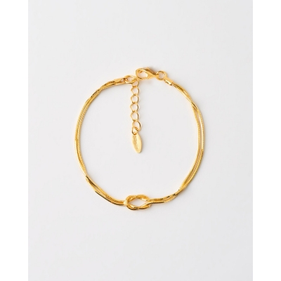 PULSERA NUDO DOBLE CORDON -...
