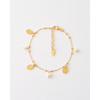 PULSERA MEDALLAS VIRGEN...