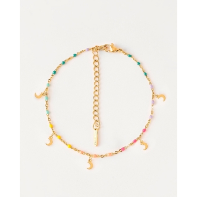 PULSERA 5 LUNAS 5MM  Y...