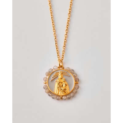 Collar Acero Medalla Virgen...