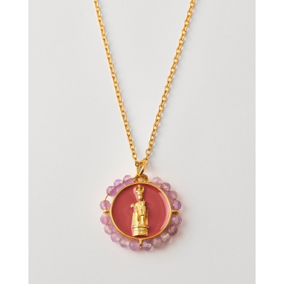 Collar Acero Medalla Virgen...