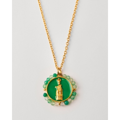 Collar Acero Medalla Virgen...