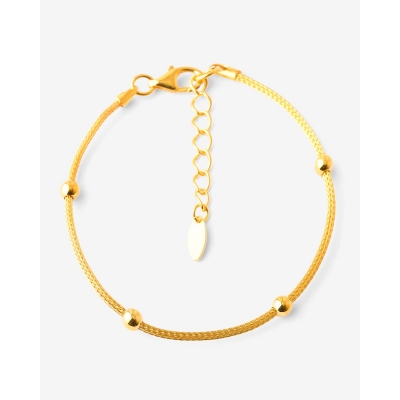 PULSERA CORDON Y BOLAS...