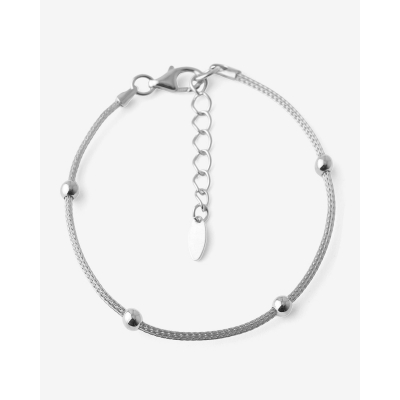 PULSERA CORDON Y BOLAS...