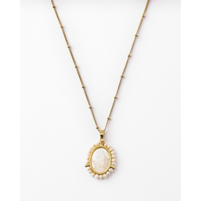 COLLAR MEDALLA VIRGEN MARIA...