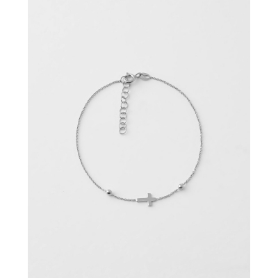 PULSERA CURZ Y BOLAS 17+3CM...