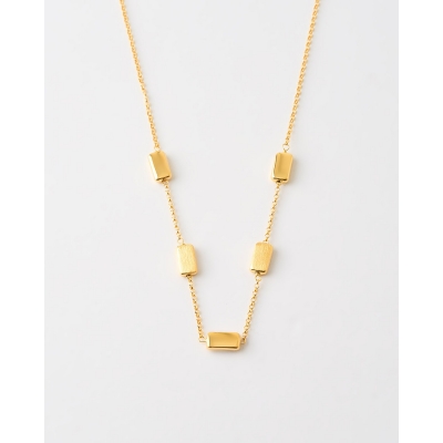 COLLAR RECTANGULOS LISO Y...