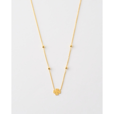 COLLAR TREBOL Y BOLAS...