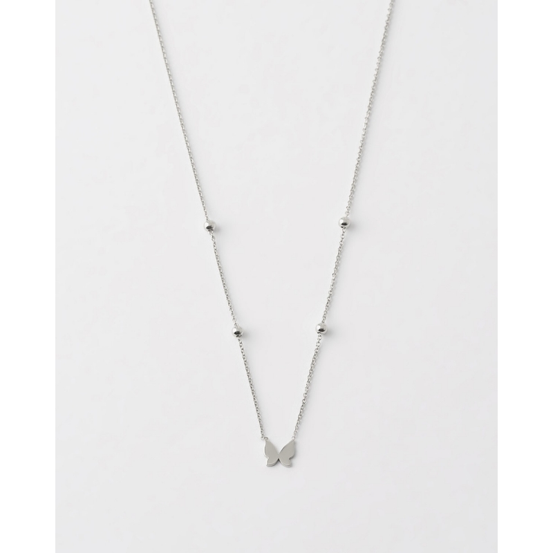 COLLAR MARIPOSA Y BOLAS 40CM+3 LARGO