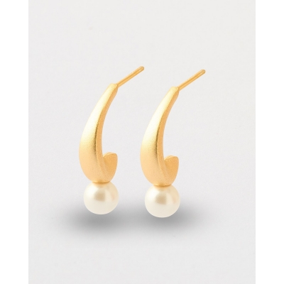 PENDIENTES GANCHO Y PERLA...