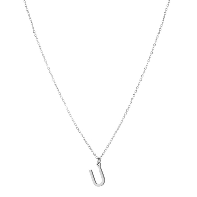 Collar Acero 38+4cm Inicial...