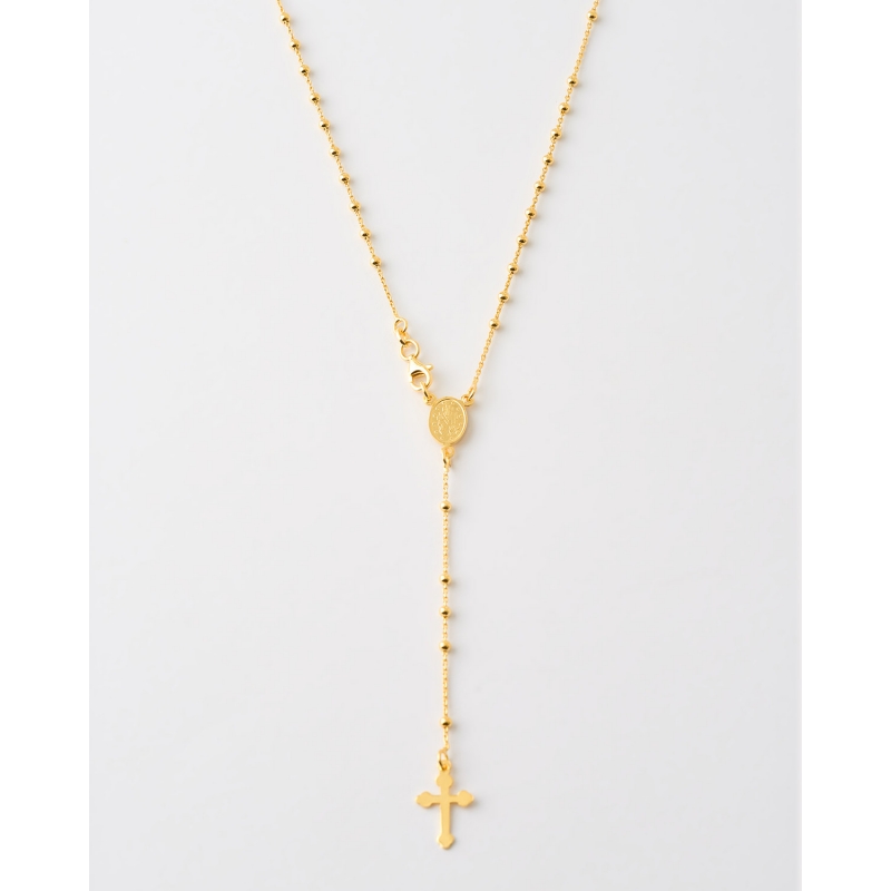 COLLAR ROSARIO 50CM LARGO VIRGEN DE...