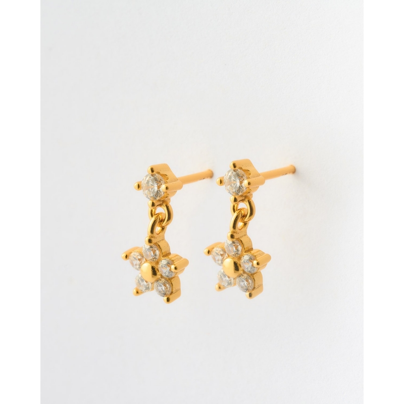 PENDIENTES MINIS CIRCONITA Y ESTRELLA...
