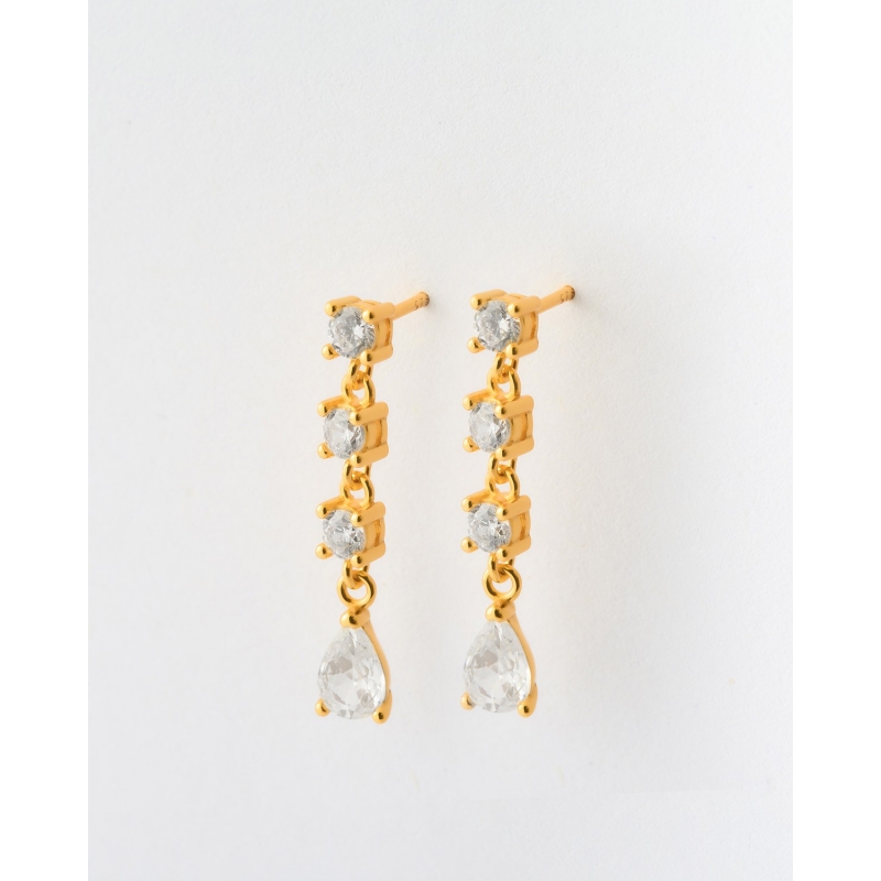 PENDIENTES MINIS LARGOS CIRCONITAS...