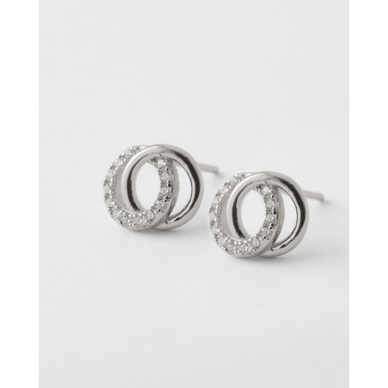 PENDIENTES MINIS CIRCULO ENLAZADO...