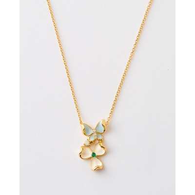 COLLAR FLOR Y MARIPOSA...