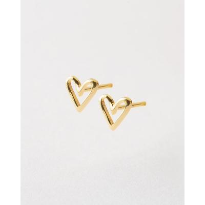 PENDIENTES CORAZON 7X6MM