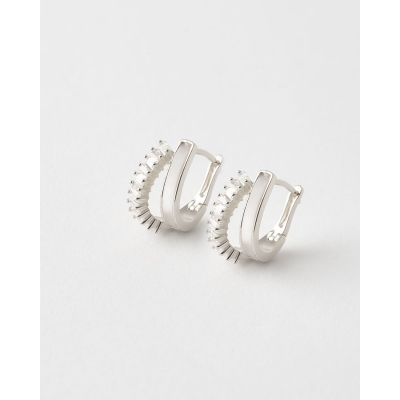 PENDIENTES DOBLE ARO 13X10...