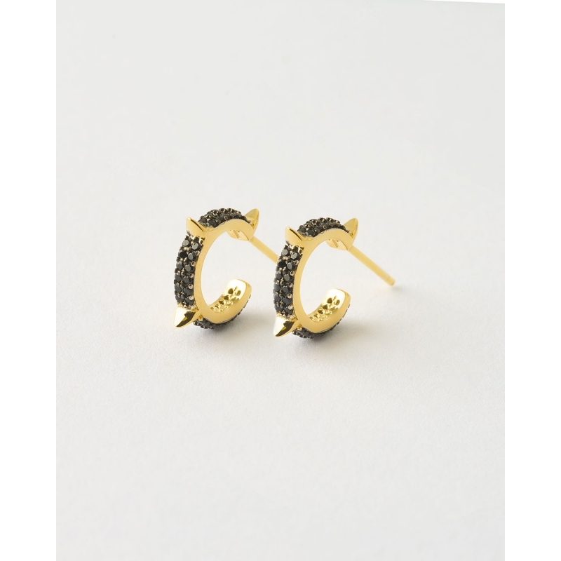 PENDIENTES ARO PRESION 12MM - PINCHOS...