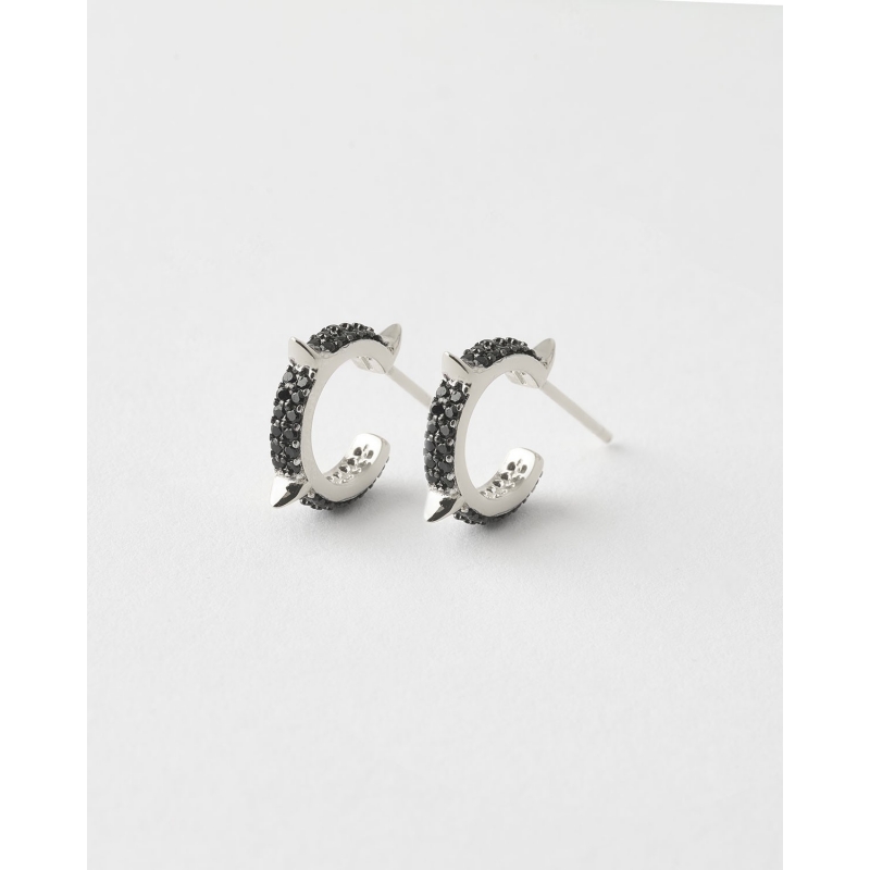 PENDIENTES ARO PRESION 12MM - PINCHOS...