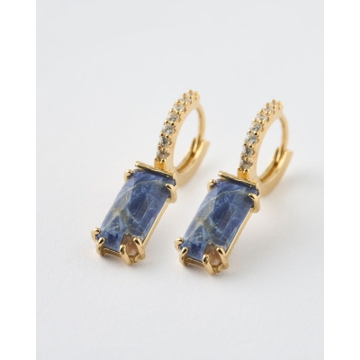 PENDIENTES ARO CIRCONITAS Y...