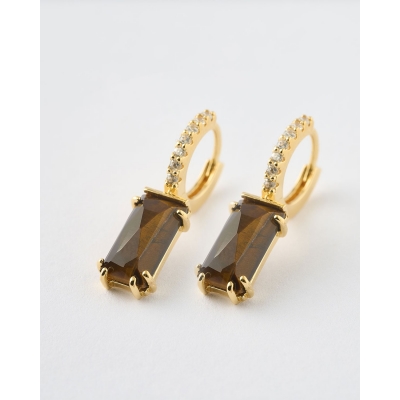 PENDIENTES ARO CIRCONITAS Y...