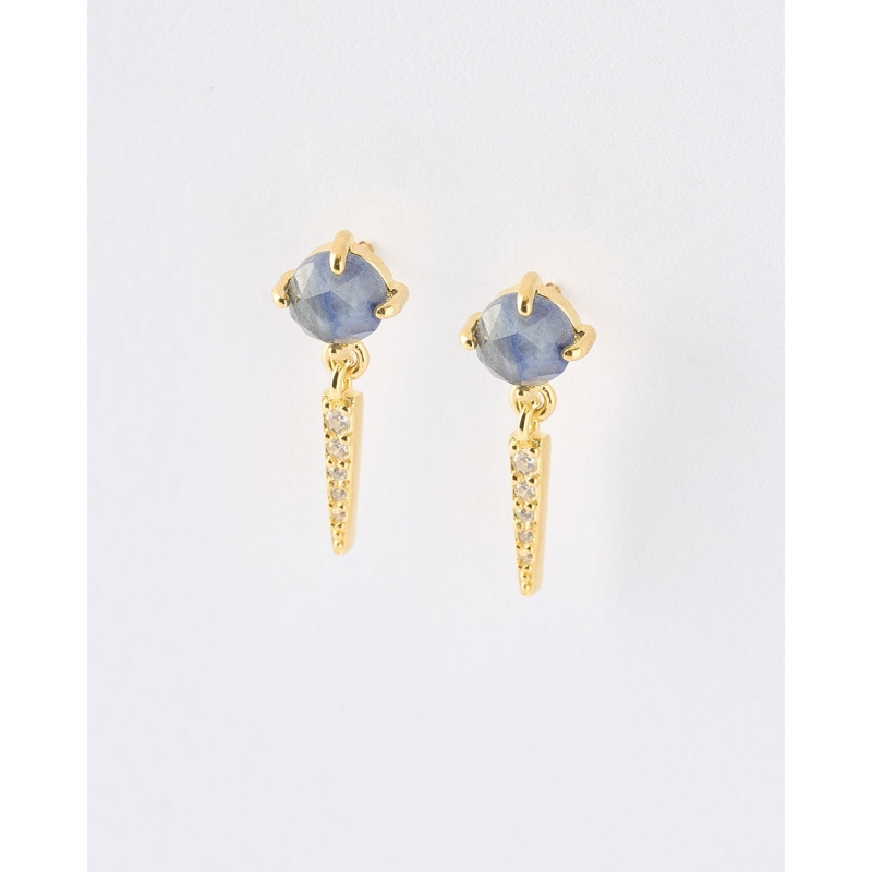 PENDIENTES SODALITA 5MM - PUA Y...