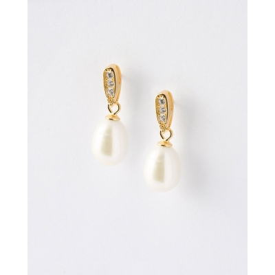 PENDIENTES LAGRIMA Y PERLA...