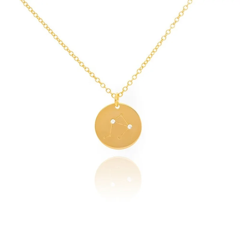 Collar Constelacion CZ Libra