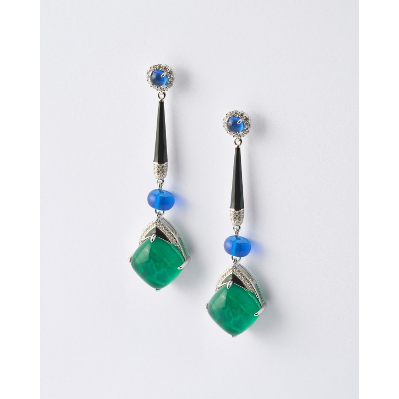 PENDIENTES LARGOS COLGANTE CIRCONITA...