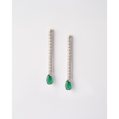 Pendientes Tira Circonitas...