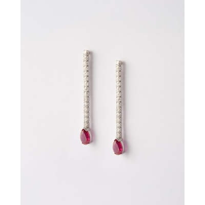 Pendientes Tira Circonitas...