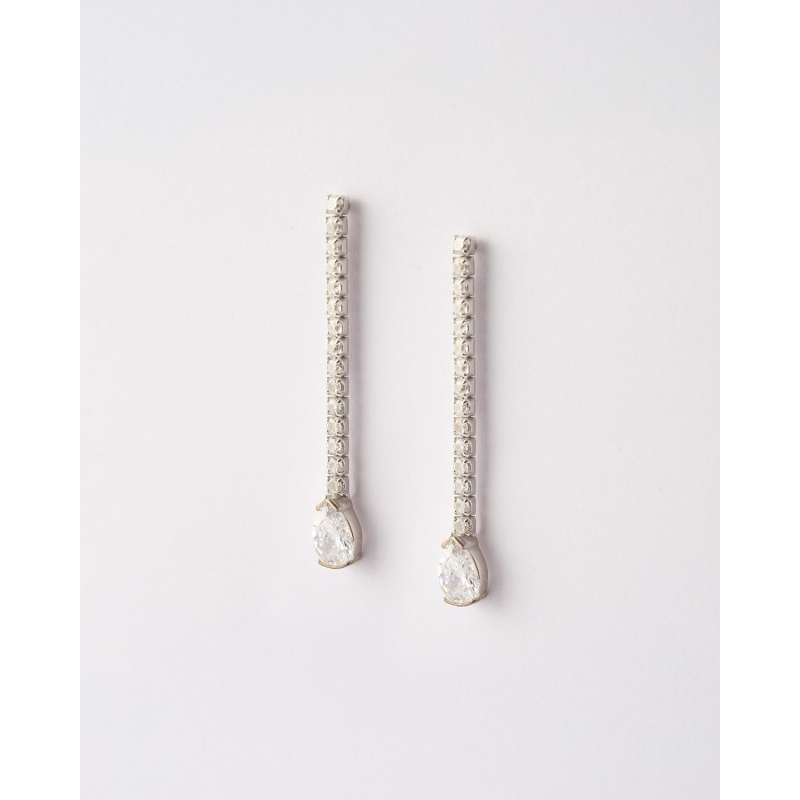 Pendientes Tira Circonitas y Lágrima...