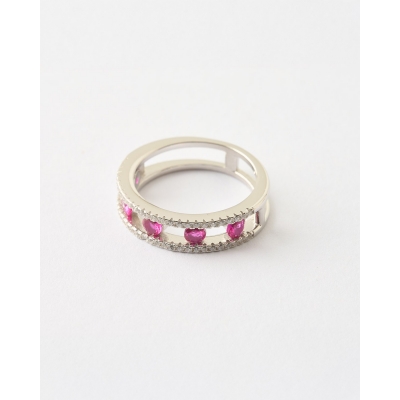 ANILLO DOBLE ARO CIRCONITAS...