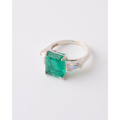 Anillo Circonita Esmeralda... 2