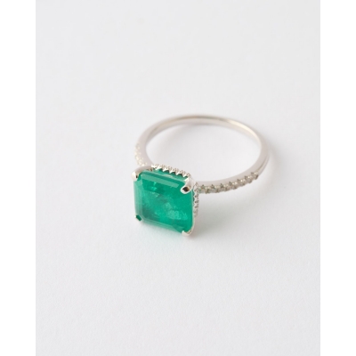 Anillo Circonita Esmeralda... 2