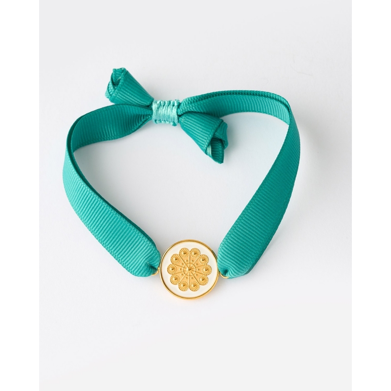 PULSERA AJUSTABLE BOTON CHARRO CINTA...