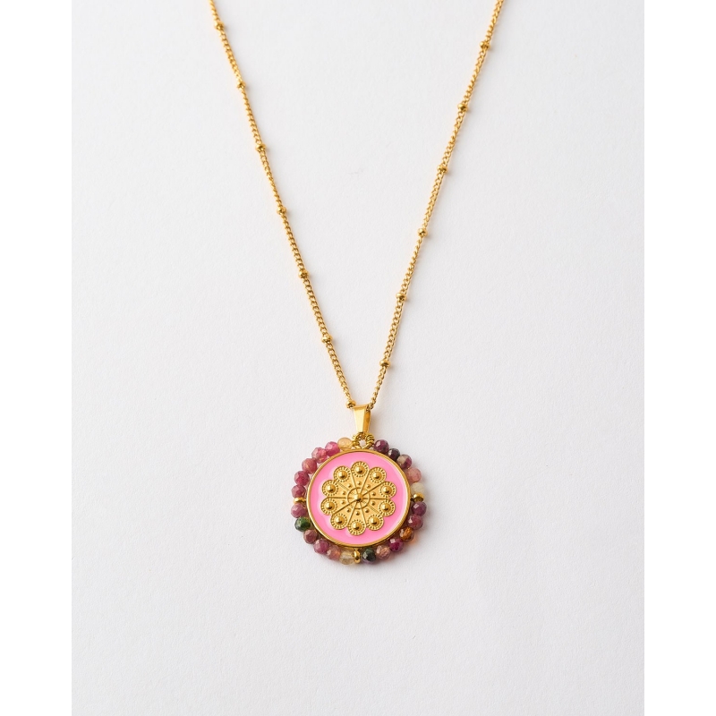 COLLAR MEDALLA BOTON CHARRO 20MM...