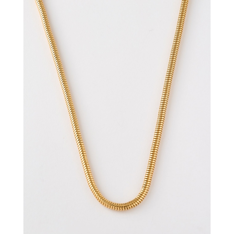 COLLAR CADENA TIPO SERPIENTE - 42+6CM...