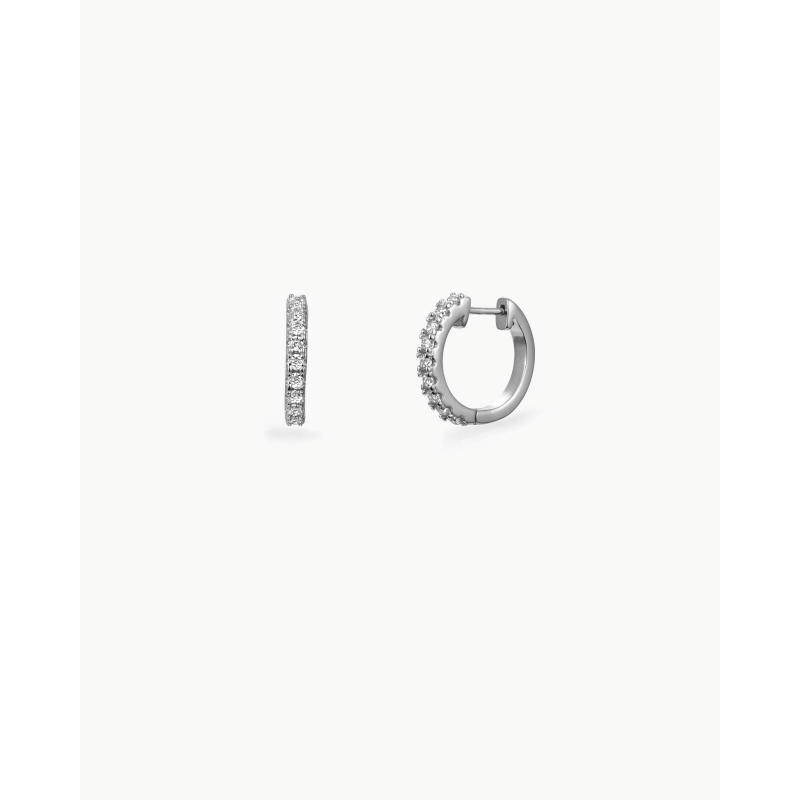 PENDIENTES ARO 16MM EXT. MOISSANITA 2MM