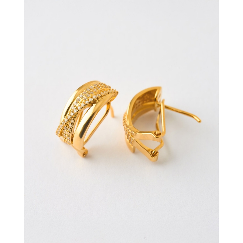 PENDIENTES ARO MULTIBANDA CON CARRIL...