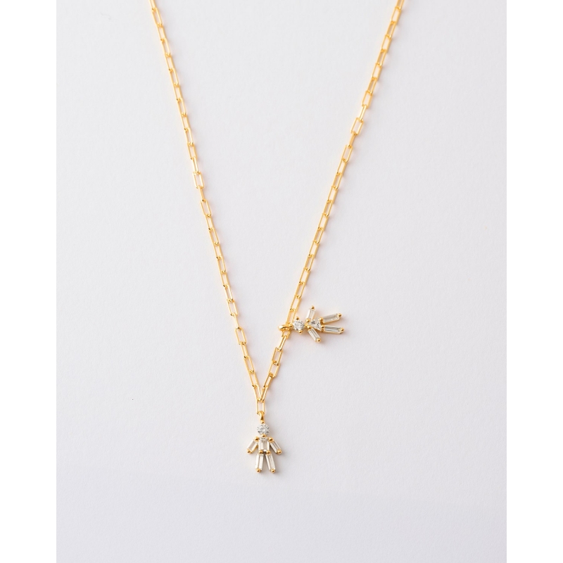 COLLAR SÍMBOLO NIÑO Y NIÑA 12X9MM...