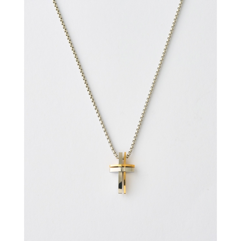 CADENA CABALLERO CRUZ BICOLOR...