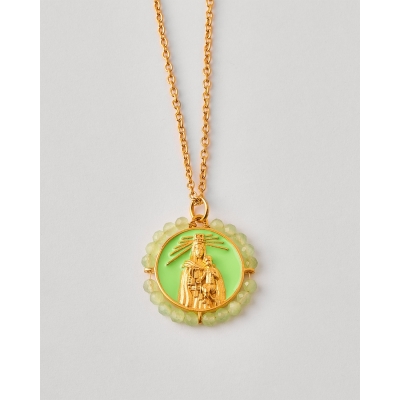 Collar Acero Medalla Virgen...