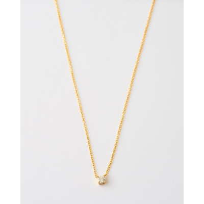 COLLAR MOISSANITA REDONDA...