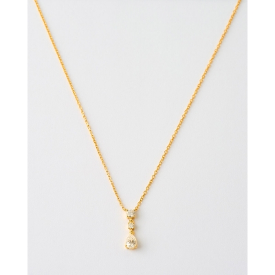 COLLAR MOISSANITA LAGRIMA...